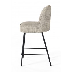 TABURETE DE METAL NELSON PARA COCINA O BARRA ESTILO CONTEMPORÁNEO