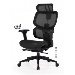 SILLA CON RUEDAS DE OFICINA ERGONÓMICA DE MALLA TORONTO PARA ESPACIO DE TRABAJO MODERNO