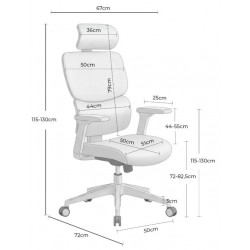 SILLA CON RUEDAS DE OFICINA ERGONÓMICA DE MALLA TORONTO PARA ESPACIO DE TRABAJO MODERNO