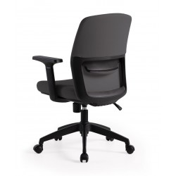 SILLA DE OFICINA CON RUEDAS TAPIZADA MARYLAND PARA ESCRITORIO MODERNO