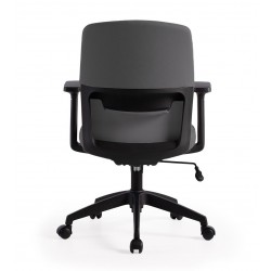 SILLA DE OFICINA CON RUEDAS TAPIZADA MARYLAND PARA ESCRITORIO MODERNO