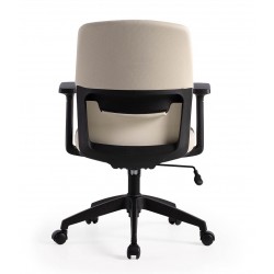 SILLA DE OFICINA CON RUEDAS TAPIZADA MARYLAND PARA ESCRITORIO MODERNO