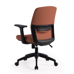 SILLA DE OFICINA CON RUEDAS TAPIZADA MARYLAND PARA ESCRITORIO MODERNO