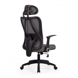 SILLA DE OFICINA CON RUEDAS TAPIZADA MONTREAL PARA ESCRITORIO MODERNO