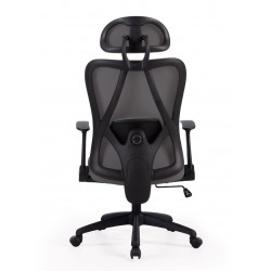 SILLA DE OFICINA CON RUEDAS TAPIZADA MONTREAL PARA ESCRITORIO MODERNO