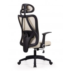 SILLA DE OFICINA CON RUEDAS TAPIZADA MONTREAL PARA ESCRITORIO MODERNO