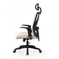 SILLA DE OFICINA CON RUEDAS TAPIZADA MONTREAL PARA ESCRITORIO MODERNO