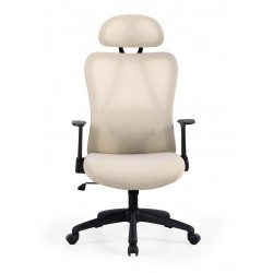 SILLA DE OFICINA CON RUEDAS TAPIZADA MONTREAL PARA ESCRITORIO MODERNO