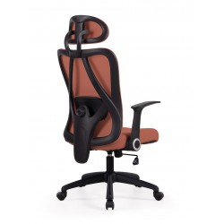 SILLA DE OFICINA CON RUEDAS TAPIZADA MONTREAL PARA ESCRITORIO MODERNO