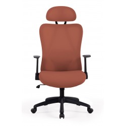 SILLA DE OFICINA CON RUEDAS TAPIZADA MONTREAL PARA ESCRITORIO MODERNO