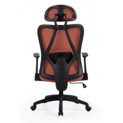 SILLA DE OFICINA CON RUEDAS TAPIZADA MONTREAL PARA ESCRITORIO MODERNO