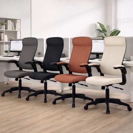 SILLA DE OFICINA TAPIZADA CON RUEDAS SORBONNE PARA ESCRITORIO ESTILO CONTEMPORÁNEO