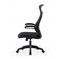 SILLA DE OFICINA TAPIZADA CON RUEDAS SORBONNE PARA ESCRITORIO ESTILO CONTEMPORÁNEO