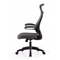 SILLA DE OFICINA TAPIZADA CON RUEDAS SORBONNE PARA ESCRITORIO ESTILO CONTEMPORÁNEO