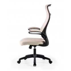 SILLA DE OFICINA TAPIZADA CON RUEDAS SORBONNE PARA ESCRITORIO ESTILO CONTEMPORÁNEO