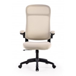 SILLA DE OFICINA TAPIZADA CON RUEDAS SORBONNE PARA ESCRITORIO ESTILO CONTEMPORÁNEO