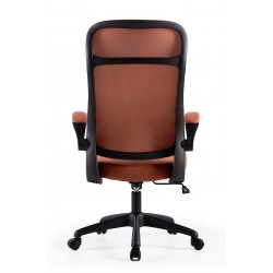 SILLA DE OFICINA TAPIZADA CON RUEDAS SORBONNE PARA ESCRITORIO ESTILO CONTEMPORÁNEO