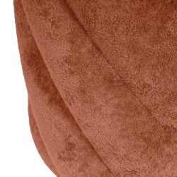 PUFF TAPIZADO DEREK EN TEJIDO TEDDY