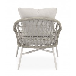 CONJUNTO DE JARDÍN SALONICA (SOFA + 2 SILLONES + MESITA)