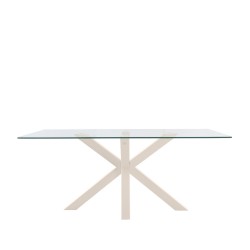 MESA DEMI DE CRISTAL TEMPLADO