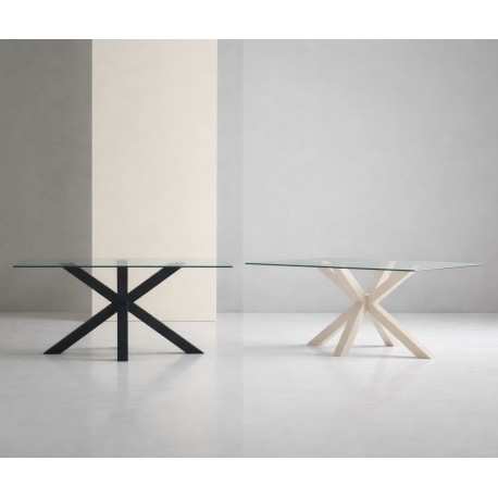 MESA DEMI DE CRISTAL TEMPLADO