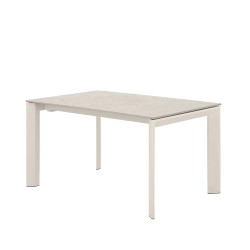 MESA EXTENSIBLE LISA 140CM. DE PORCELANICO
