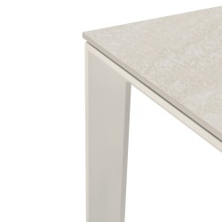 MESA EXTENSIBLE LISA 140CM. DE PORCELANICO