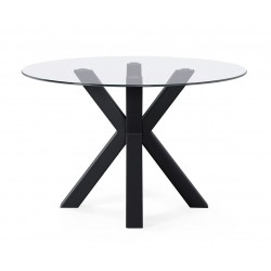 MESA DE COMEDOR DE CRISTAL TEMPLADO JADE PARA COMEDOR MODERNO