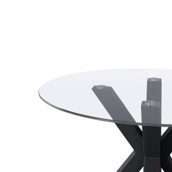 MESA DE COMEDOR DE CRISTAL TEMPLADO JADE PARA COMEDOR MODERNO