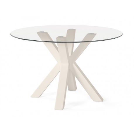 MESA DE COMEDOR DE CRISTAL TEMPLADO JADE PARA COMEDOR MODERNO