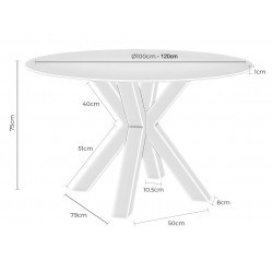 MESA DE COMEDOR DE CRISTAL TEMPLADO JADE PARA COMEDOR MODERNO