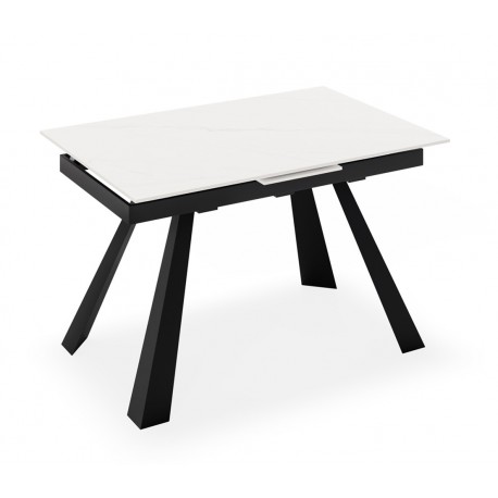 MESA DE COMEDOR EXTENSIBLE DE PORCELÁNICO JUDY PARA SALÓN MODERNO