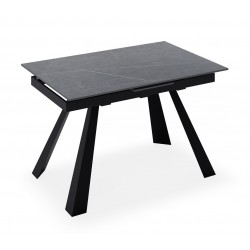 MESA DE COMEDOR EXTENSIBLE DE PORCELÁNICO JUDY PARA SALÓN MODERNO