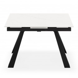 MESA DE COMEDOR EXTENSIBLE DE PORCELÁNICO JUDY PARA SALÓN MODERNO