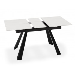 MESA DE COMEDOR EXTENSIBLE DE PORCELÁNICO JUDY PARA SALÓN MODERNO