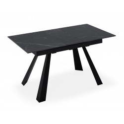 MESA DE COMEDOR EXTENSIBLE DE PORCELÁNICO JUDY PARA SALÓN MODERNO