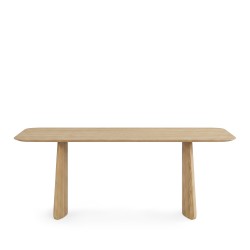 MESA DE COMEDOR DE MADERA KIMBERLY PARA COMEDOR ESTILO CONTEMPORÁNEO