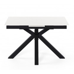 MESA DE COMEDOR DE PORCELÁNICO LORI EXTENSIBLE PARA SALÓN ESTILO CONTEMPORÁNEO