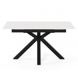 MESA DE COMEDOR DE PORCELÁNICO LORI EXTENSIBLE PARA SALÓN ESTILO CONTEMPORÁNEO