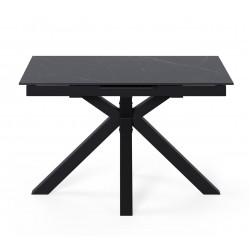 MESA DE COMEDOR DE PORCELÁNICO LORI EXTENSIBLE PARA SALÓN ESTILO CONTEMPORÁNEO
