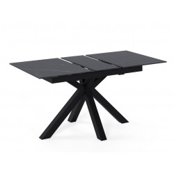 MESA DE COMEDOR DE PORCELÁNICO LORI EXTENSIBLE PARA SALÓN ESTILO CONTEMPORÁNEO