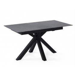 MESA DE COMEDOR DE PORCELÁNICO LORI EXTENSIBLE PARA SALÓN ESTILO CONTEMPORÁNEO