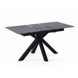 MESA DE COMEDOR DE PORCELÁNICO LORI EXTENSIBLE PARA SALÓN ESTILO CONTEMPORÁNEO