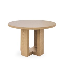 MESA DE COMEDOR DE MADERA MAXINE PARA SALÓN ESTILO JAPANDI