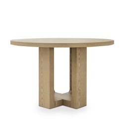 MESA DE COMEDOR DE MADERA MAXINE PARA SALÓN ESTILO JAPANDI