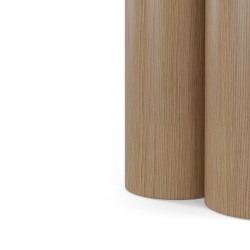 MESA DE COMEDOR DE PORCELÁNICO TRACY PARA SALÓN ESTILO CONTEMPORÁNEO