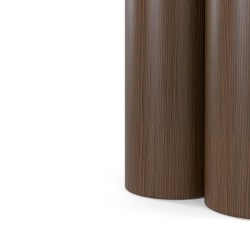 MESA DE COMEDOR DE PORCELÁNICO TRACY PARA SALÓN ESTILO CONTEMPORÁNEO