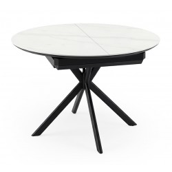 MESA EXTENSIBLE DE PORCELÁNICO SUVI PARA COMEDOR ESTILO CONTEMPORÁNEO