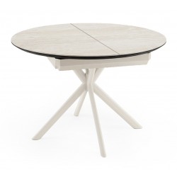 MESA EXTENSIBLE DE PORCELÁNICO SUVI PARA COMEDOR ESTILO CONTEMPORÁNEO