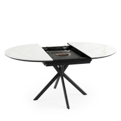 MESA EXTENSIBLE DE PORCELÁNICO SUVI PARA COMEDOR ESTILO CONTEMPORÁNEO